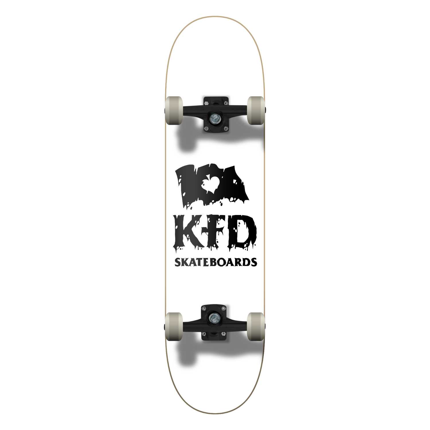 KFD Young Gunz Progressive Complete Skateboard 7.75'' - White